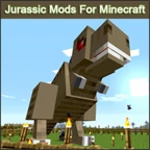 jurassic mods for minecraft android application logo